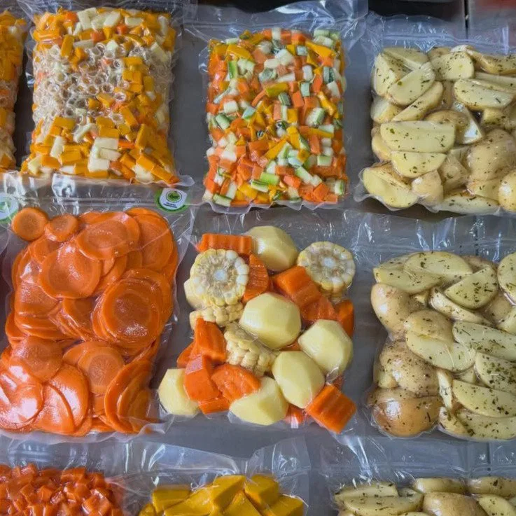 Verduras y frutas listas para vender 9