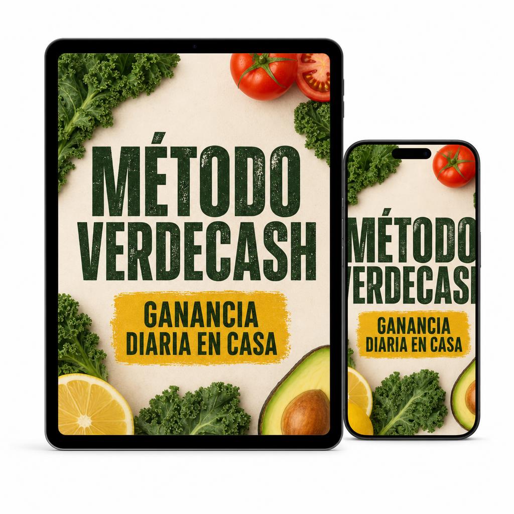 Método VerdeCash en tablet y celular